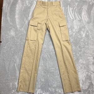 NEW Flying Cross Khaki Cargo Pants 24-Reg Military Uniform Unhemmed